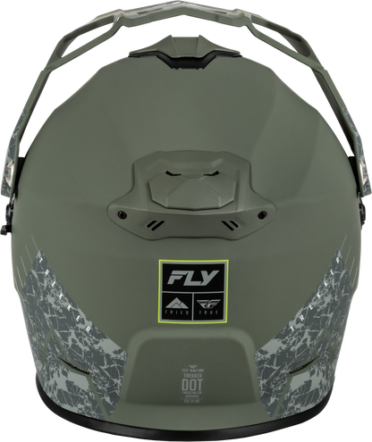 Fly Trekker Granite Helmet Matte Sage/Grey Lg