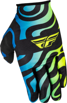 Youth Lite Zen Gloves Black/Blue/Hi Vis Yl
