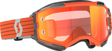 Fury Goggle Orange/Grey Orange Chrome Works