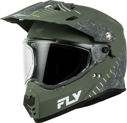 Fly Trekker Granite Helmet Matte Sage/Grey Xl