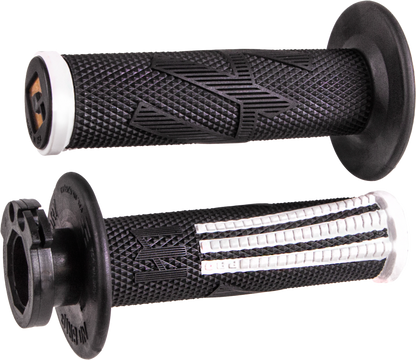 ODI Emig Pro V2 Lock On Grip - Black/White