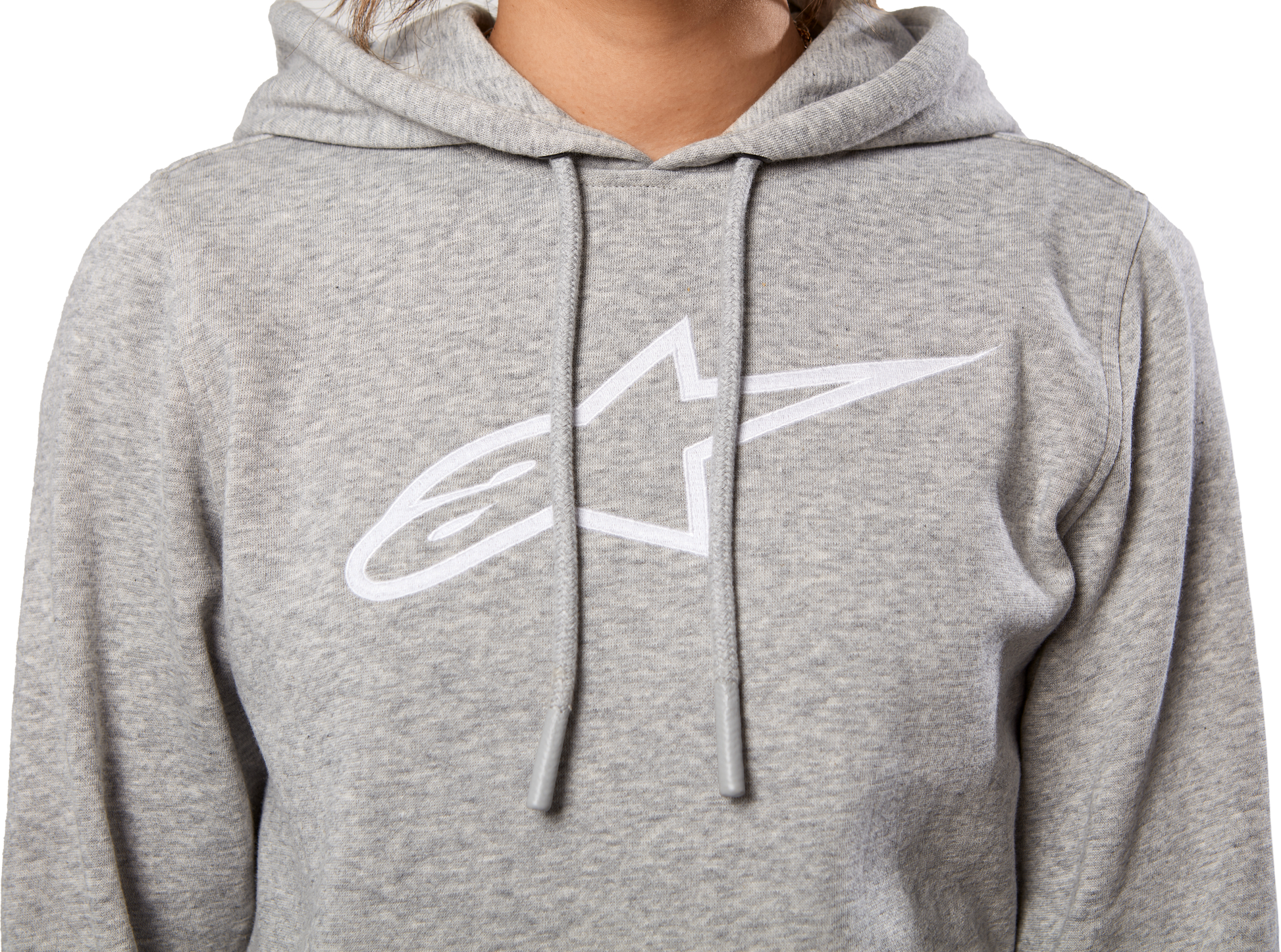 Womens Ageless V2 Hoodie Grey Heather Lg