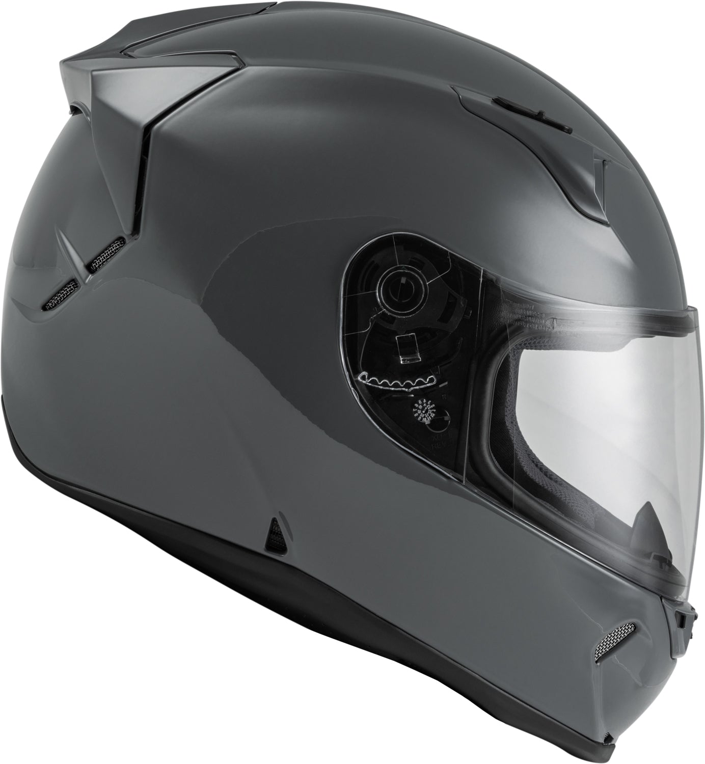 Revolt Solid Helmet Grey Lg