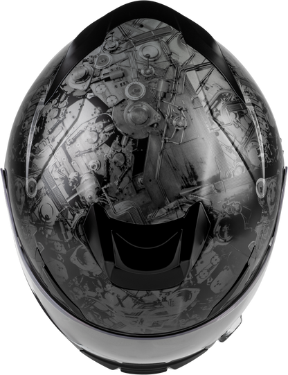 Sentinel Mech Helmet Black/Grey/Red Lg
