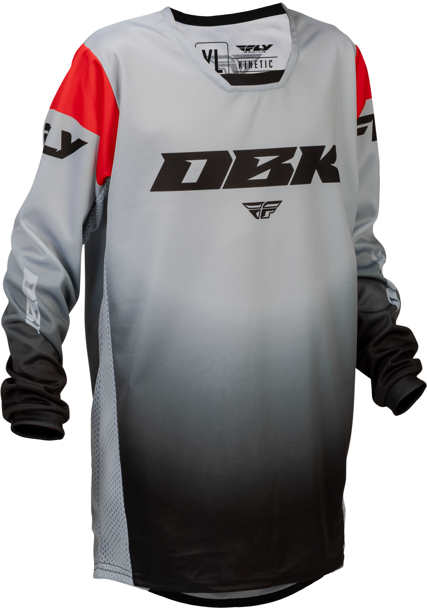 Youth Kinetic Dbk Jersey Grey/Black/Red Yl