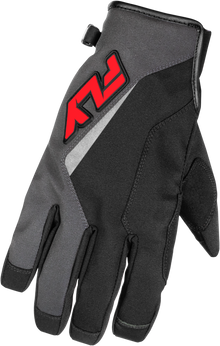 Title Gloves Grey/Black/Red Xs