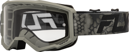 Youth Focus Se Kryptek Goggle Moss Grey/Black W/ Clear Lens