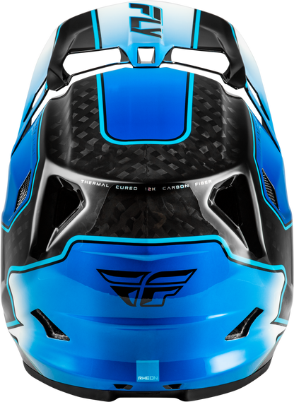 Werx R Flow Carbon Helmet Black Carbon/Blue/White Md