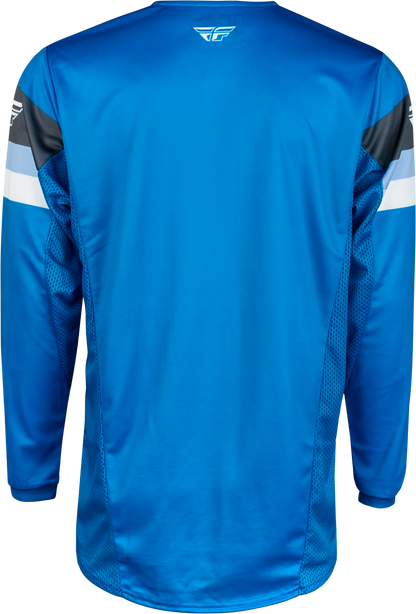 Youth Kinetic Prix Jersey Bright Blue/Charcoal/White Ym