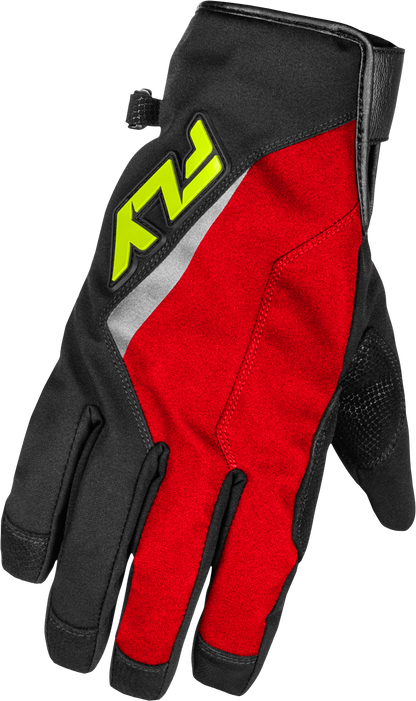 Title Long Gloves Red/Black/Hi Vis 2x