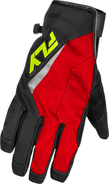 Title Long Gloves Red/Black/Hi Vis Sm