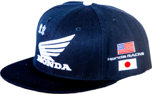 Honda Hat Factory Snapback Navy