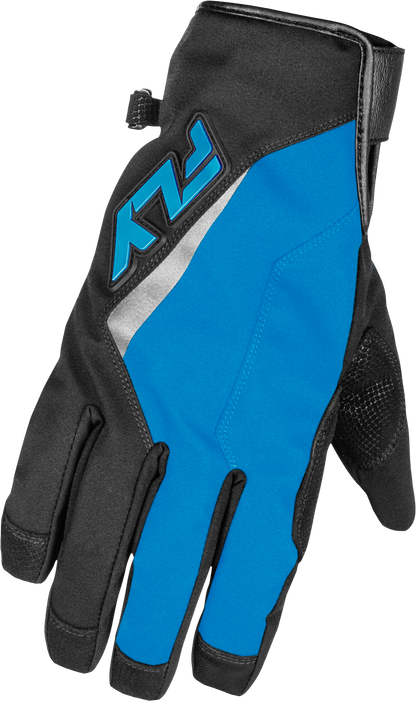 Title Long Gloves Blue/Black/Light Blue Xs