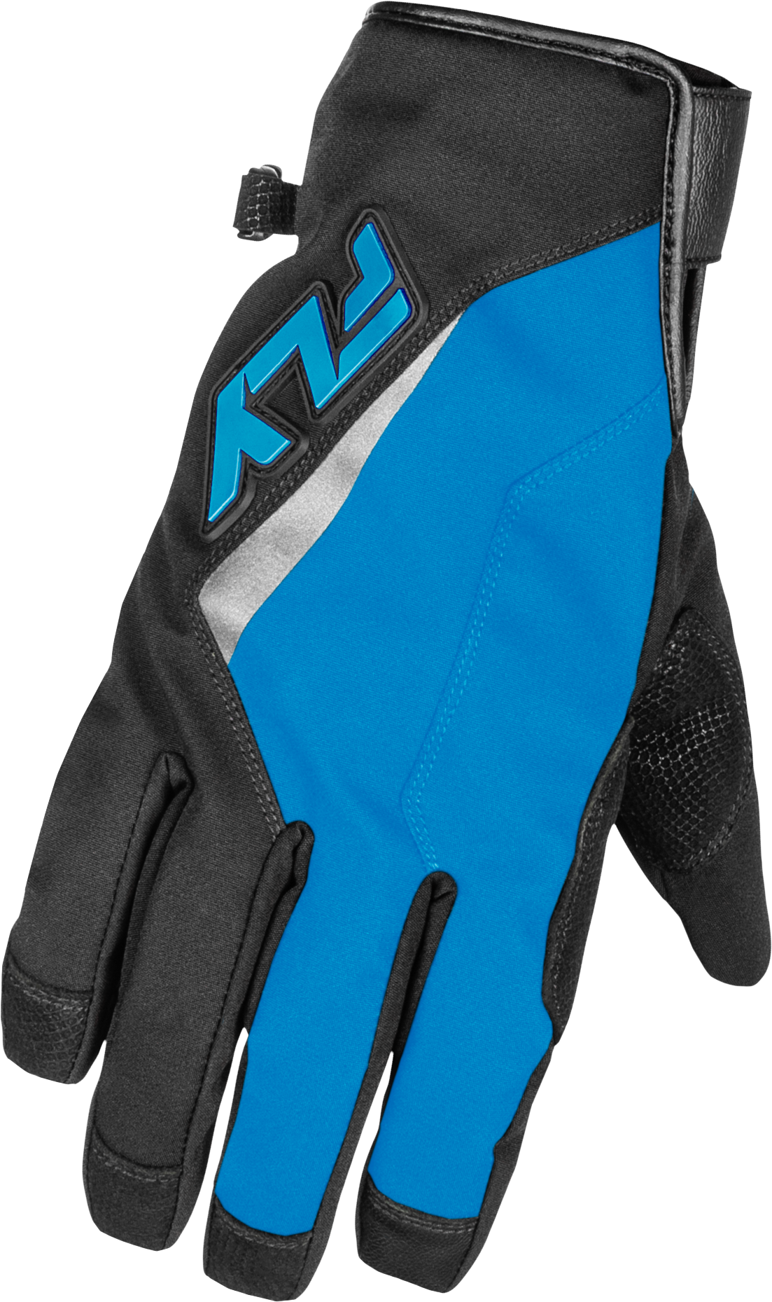 Title Long Gloves Blue/Black/Light Blue 3x