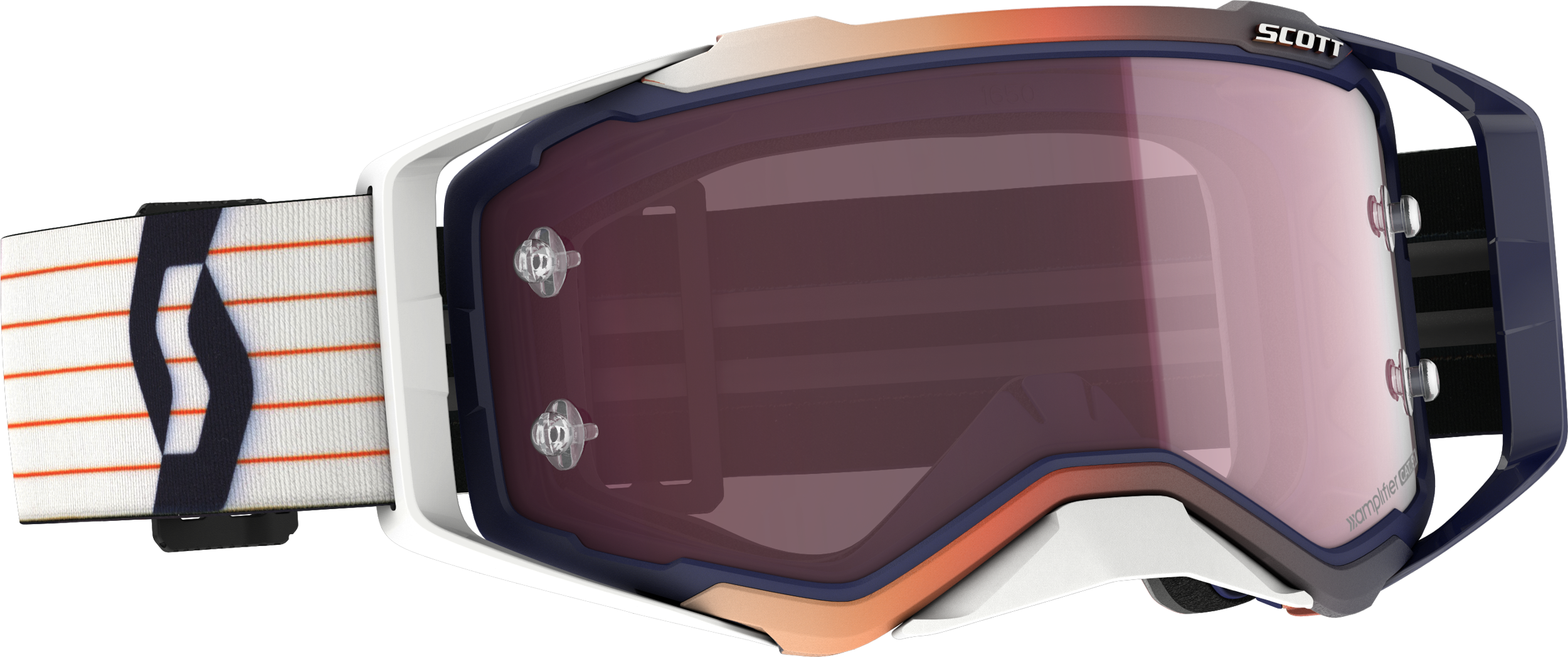 Prospect Goggle Blue/White W/Rose Amp Works