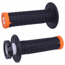 ODI Nomad Lock On Off Road Grip - Black/Orange/Orange