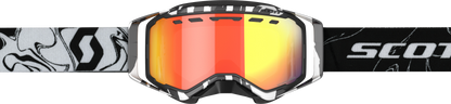 Prospect Goggle Snow Cross Ls Marble Blk/Wht W/Ls Red Chrome