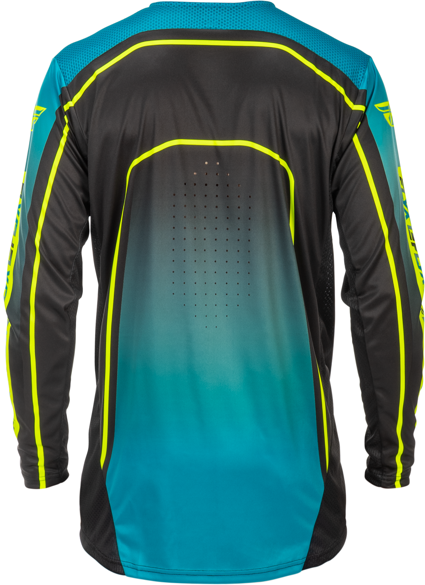 Youth Rayce Bicycle Jersey Teal/Black/Lime Ym