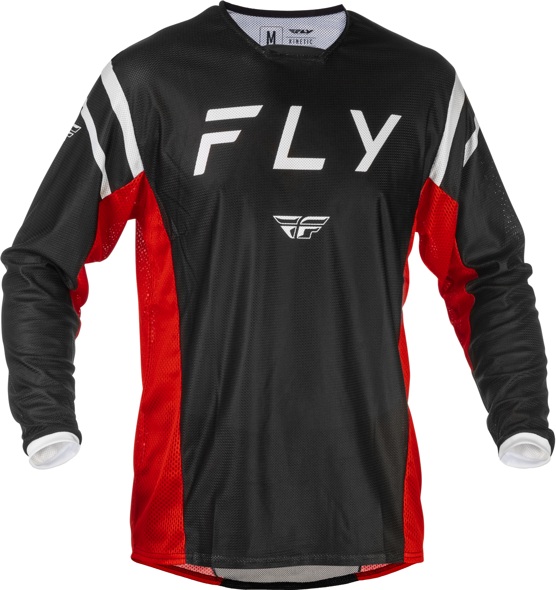 Kinetic Mesh Center Jersey Black/White/Red Sm