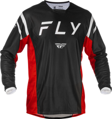 Kinetic Mesh Center Jersey Black/White/Red Lg