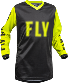 Youth F 16 Jersey Black/Hi Vis Yl