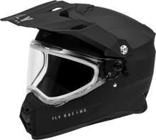 Trekker Cw Solid Helmet Dual Shld Matte Black 2x