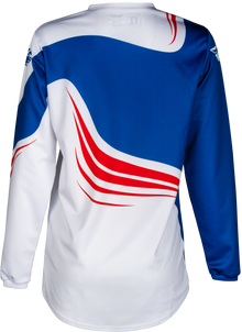 Youth F 16 Jersey Red/White/Blue Ys