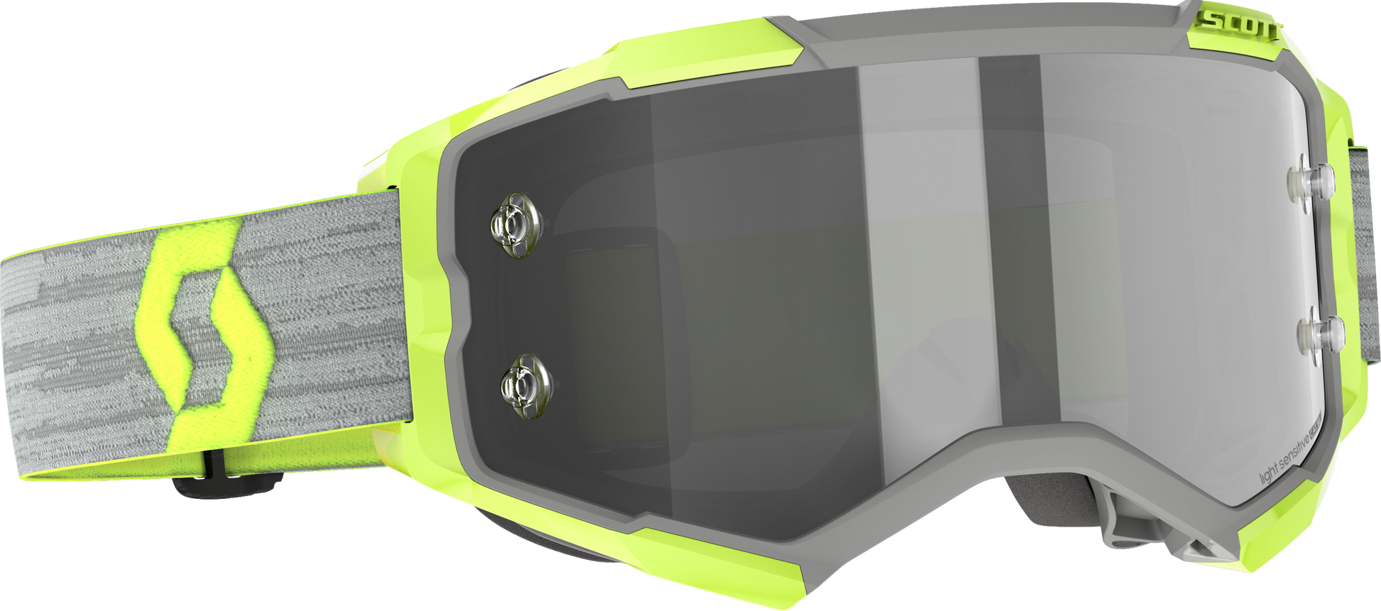 Fury Goggle Ls Grey/Yellow W/Grey Works