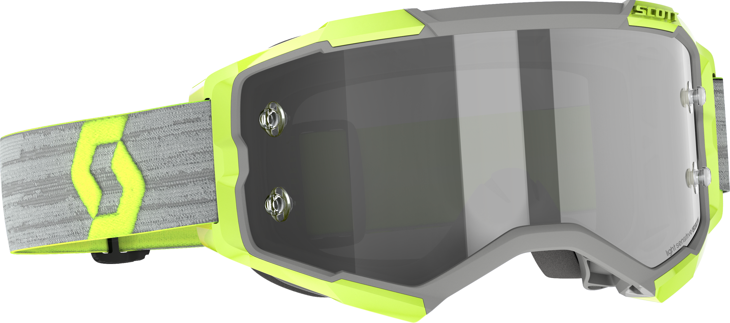 Fury Goggle Ls Grey/Yellow W/Grey Works
