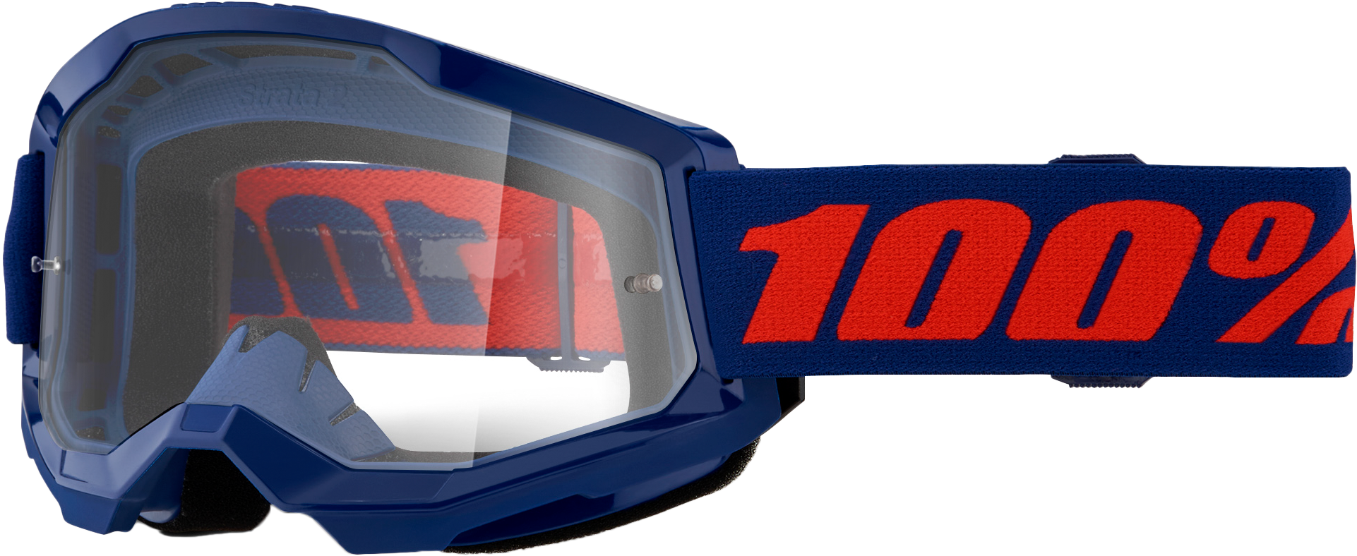 Strata 2 Goggle Navy Clear Lens