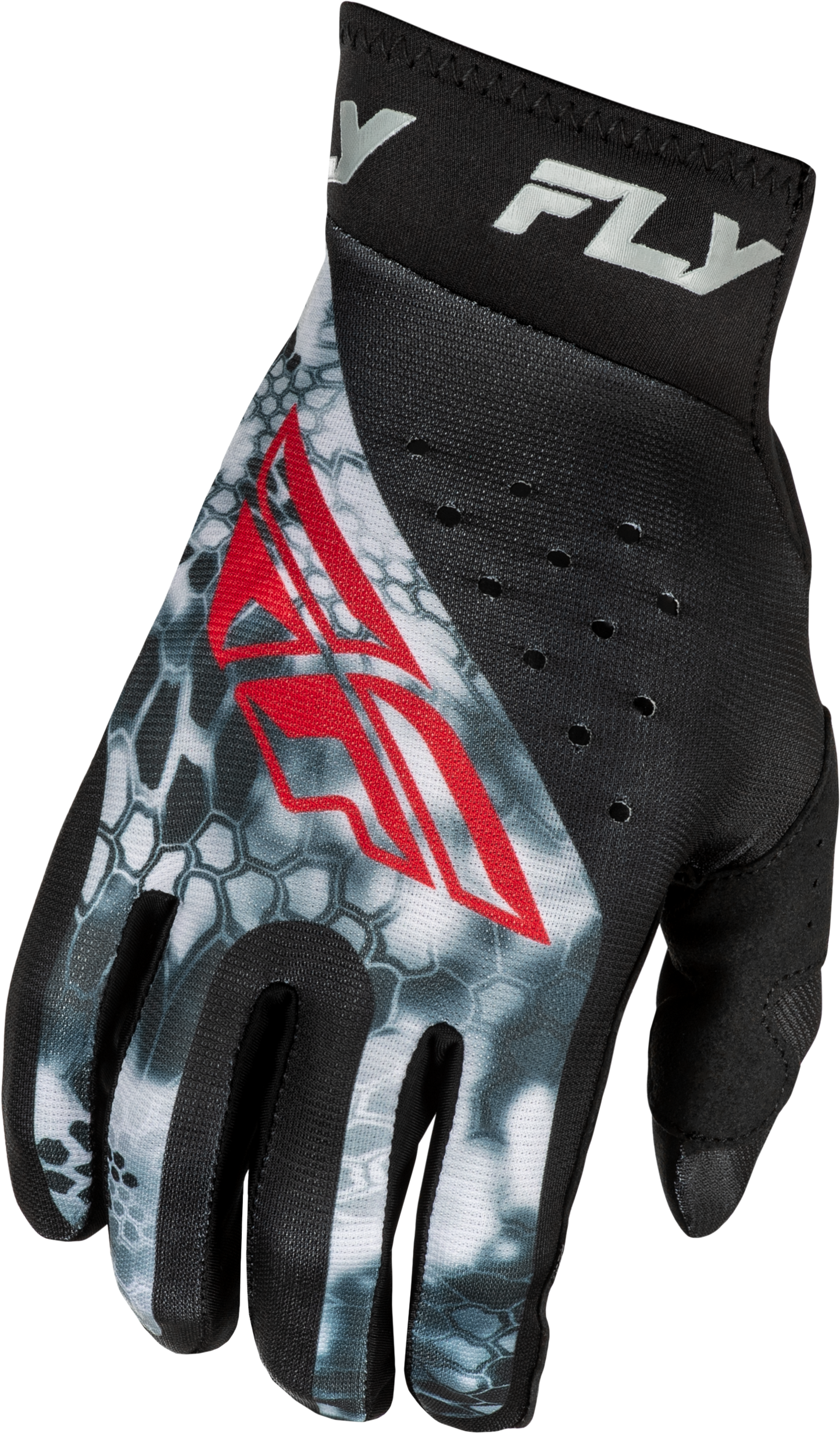 Pro Lite Kryptek Gloves Black/Red/Grey Lg