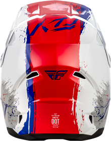 Youth Kinetic Drip Helmet Red/White/Blue Ym