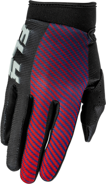 Youth F 16 Gloves Black/Red/Purple Ys