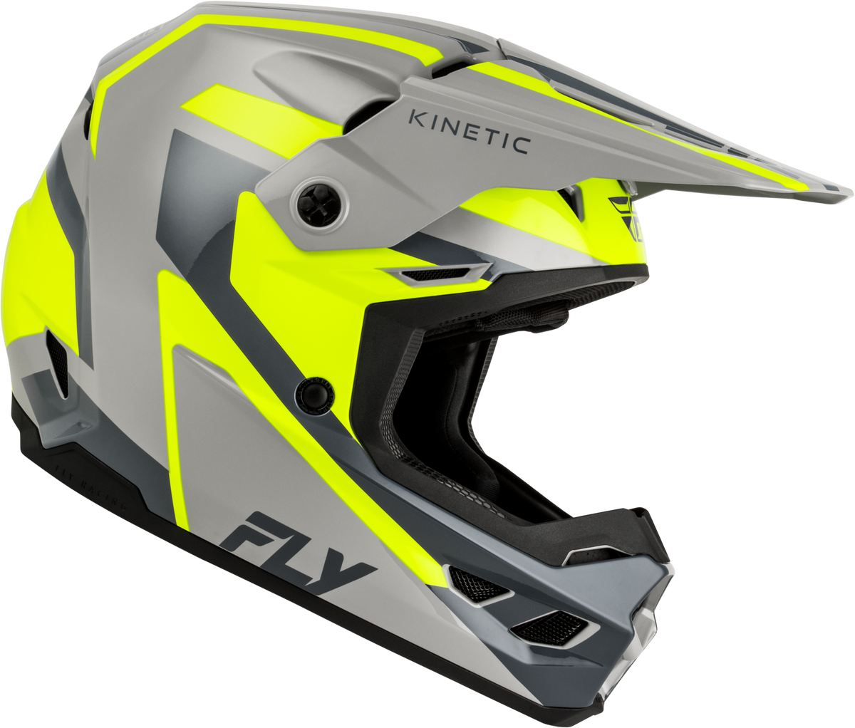 Kinetic Sync Helmet Grey/Hi Vis Lg