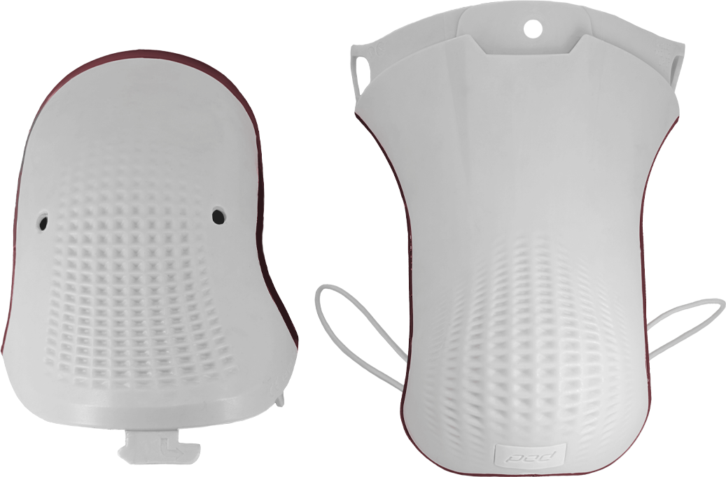 Kx 3.0 Ce2 Impact Guard Set (Lt) White Xs/Sm