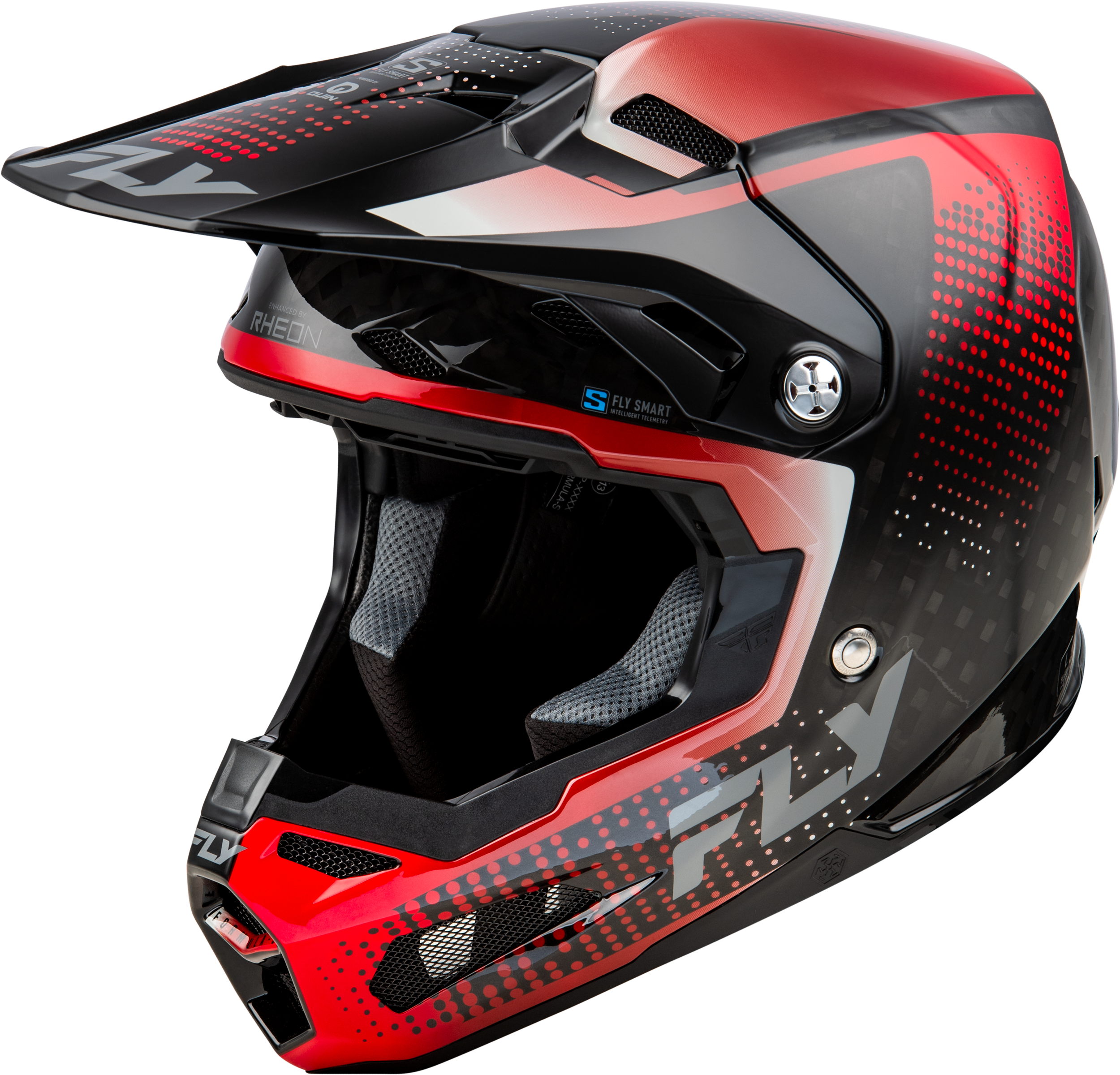 Formula S Carbon Protocol Helmet Black Carbon/Red Lg