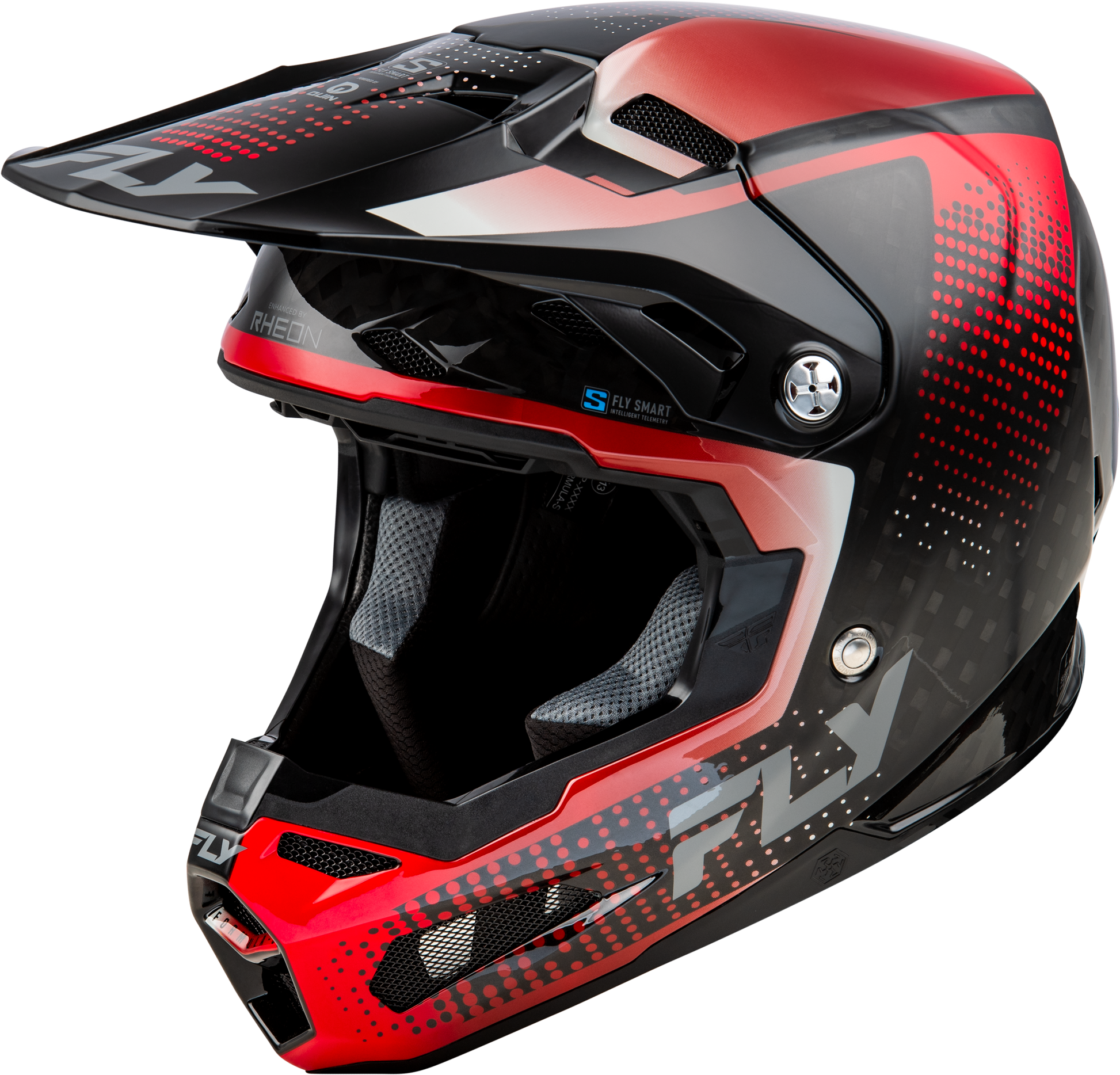 Formula S Carbon Protocol Helmet Black Carbon/Red Sm