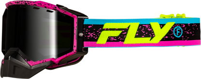Zone Snow Goggle Pink/Blk W/Pink Mirror/Rose Lens