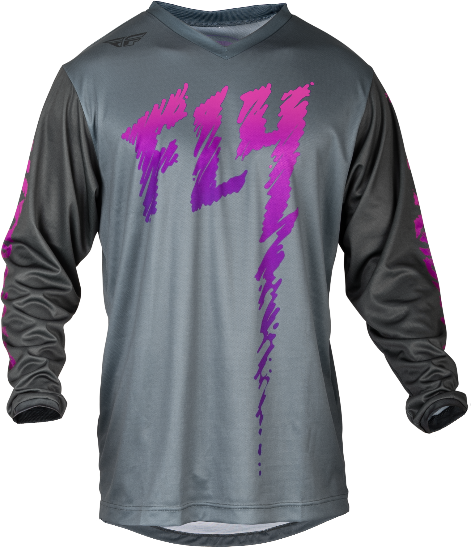 Youth F 16 Jersey Grey/Charcoal/Pink Ym