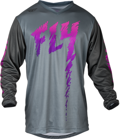 Youth F 16 Jersey Grey/Charcoal/Pink Ym
