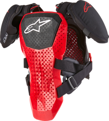 A 5 S Youth Chest Protector Black/White/Red Lg/Xl