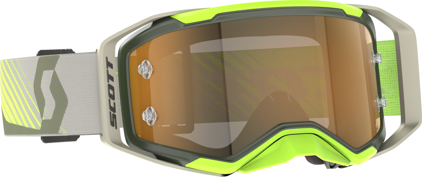 Prospect 2.0 Amp Goggle Kaki Grn/N Ylw Amp Gld Chr Wrk