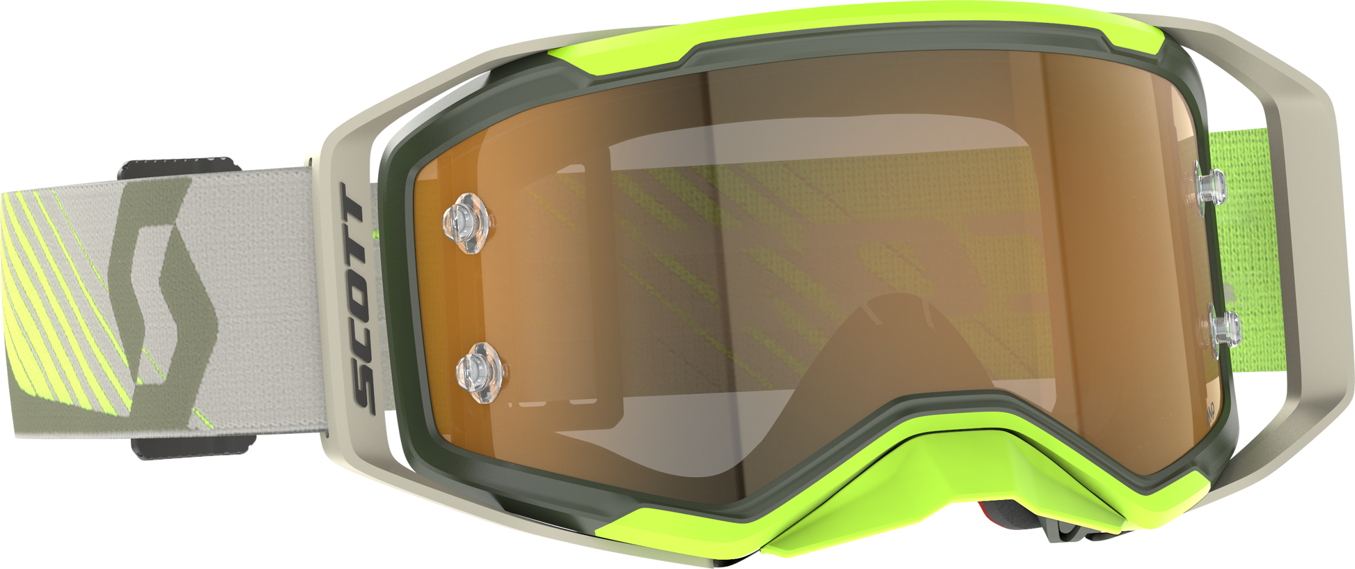 Prospect 2.0 Amp Goggle Kaki Grn/N Ylw Amp Gld Chr Wrk