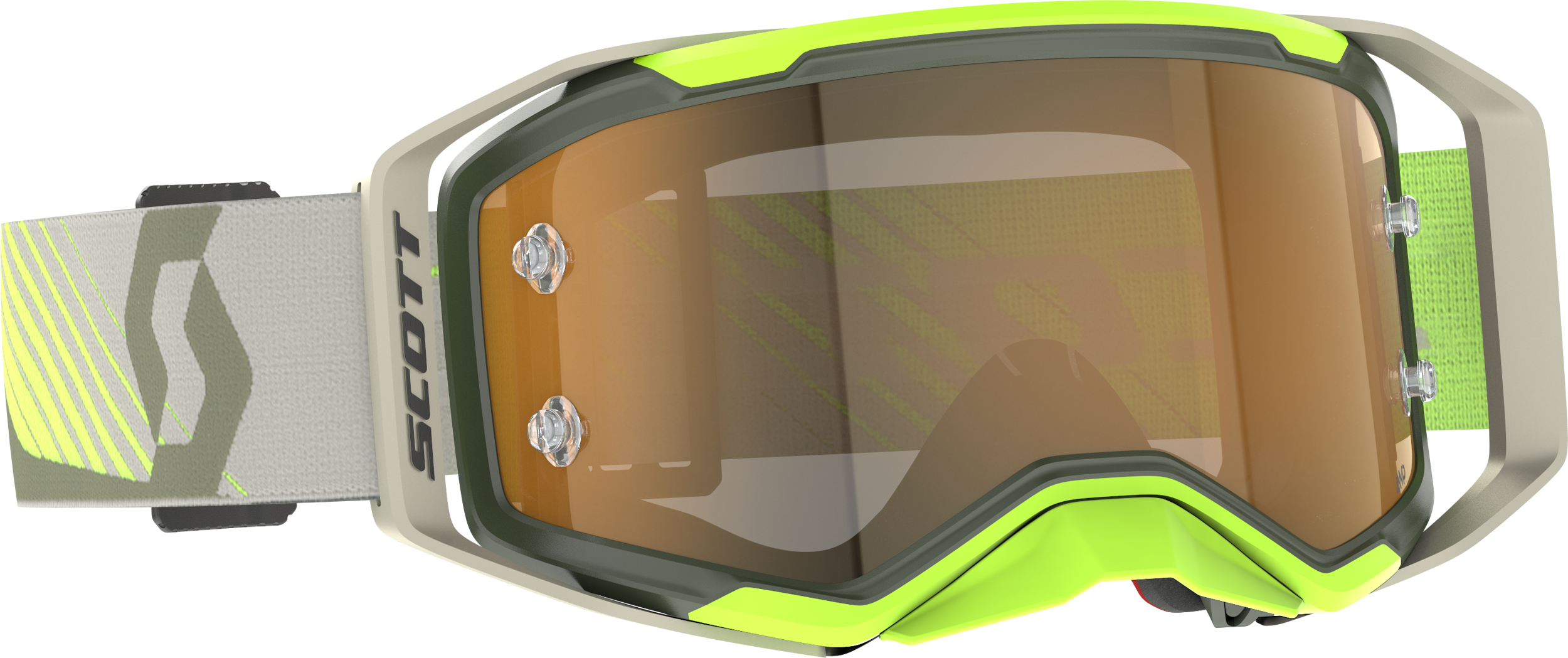 Prospect 2.0 Amp Goggle Kaki Grn/N Ylw Amp Gld Chr Wrk