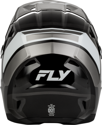 Youth Kinetic Scrap Helmet Black/White/Grey Yl