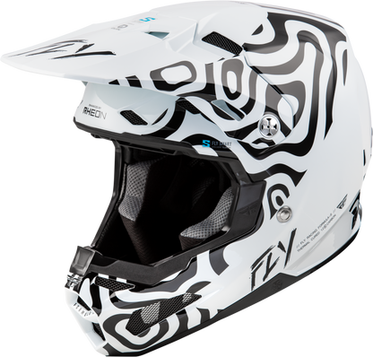 Youth Formula S Carbon Abyss Helmet White/Black Yl