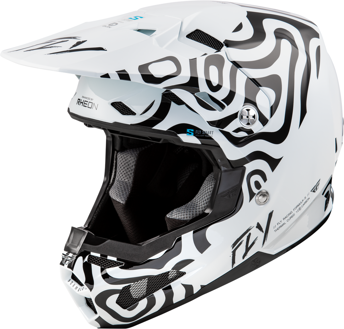 Formula S Carbon Abyss Helmet White/Black Md