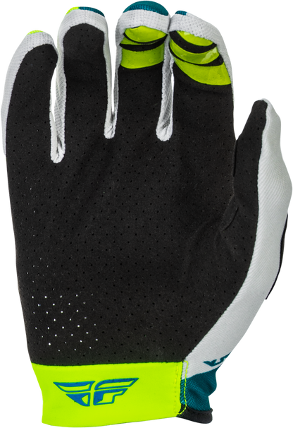 Lite Gloves Grey/Lime/Teal Md