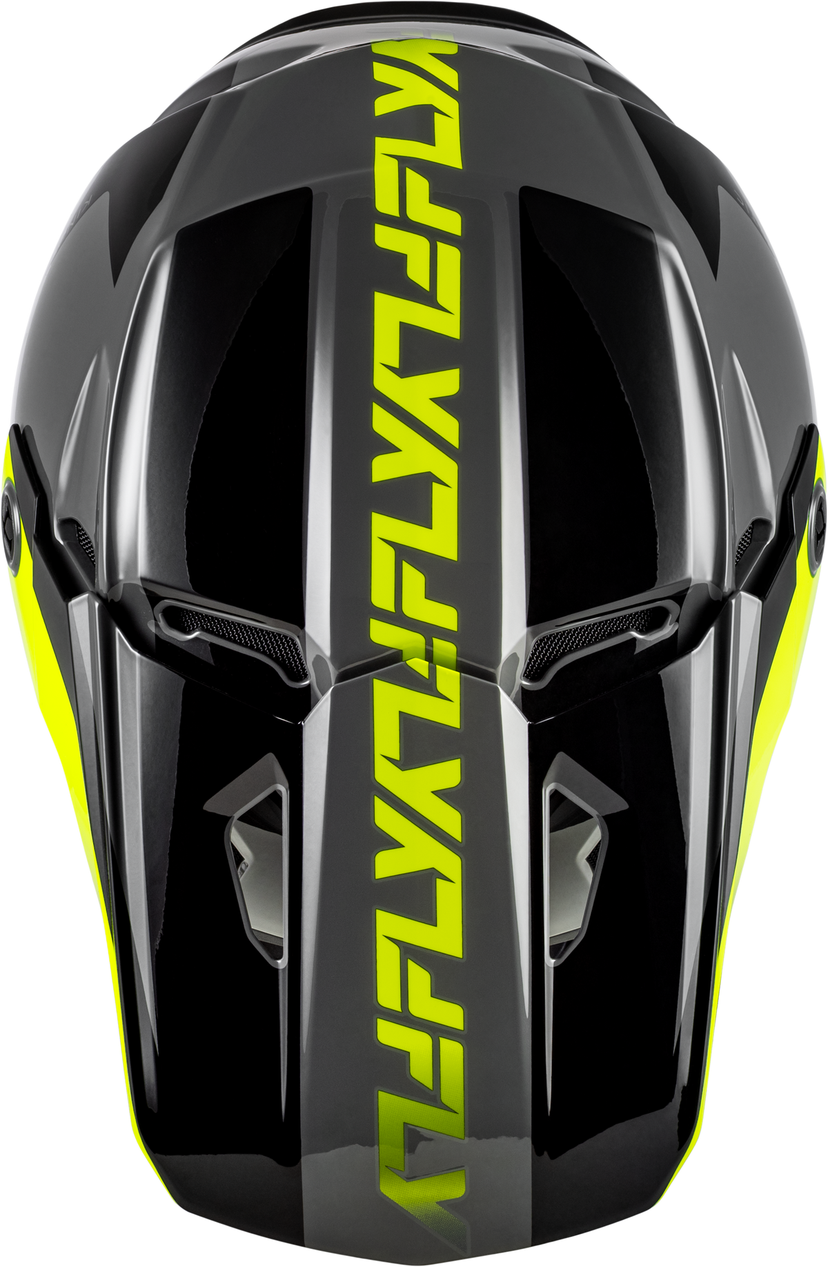 Kinetic Crest Helmet Grey/Black/Hi Vis Md