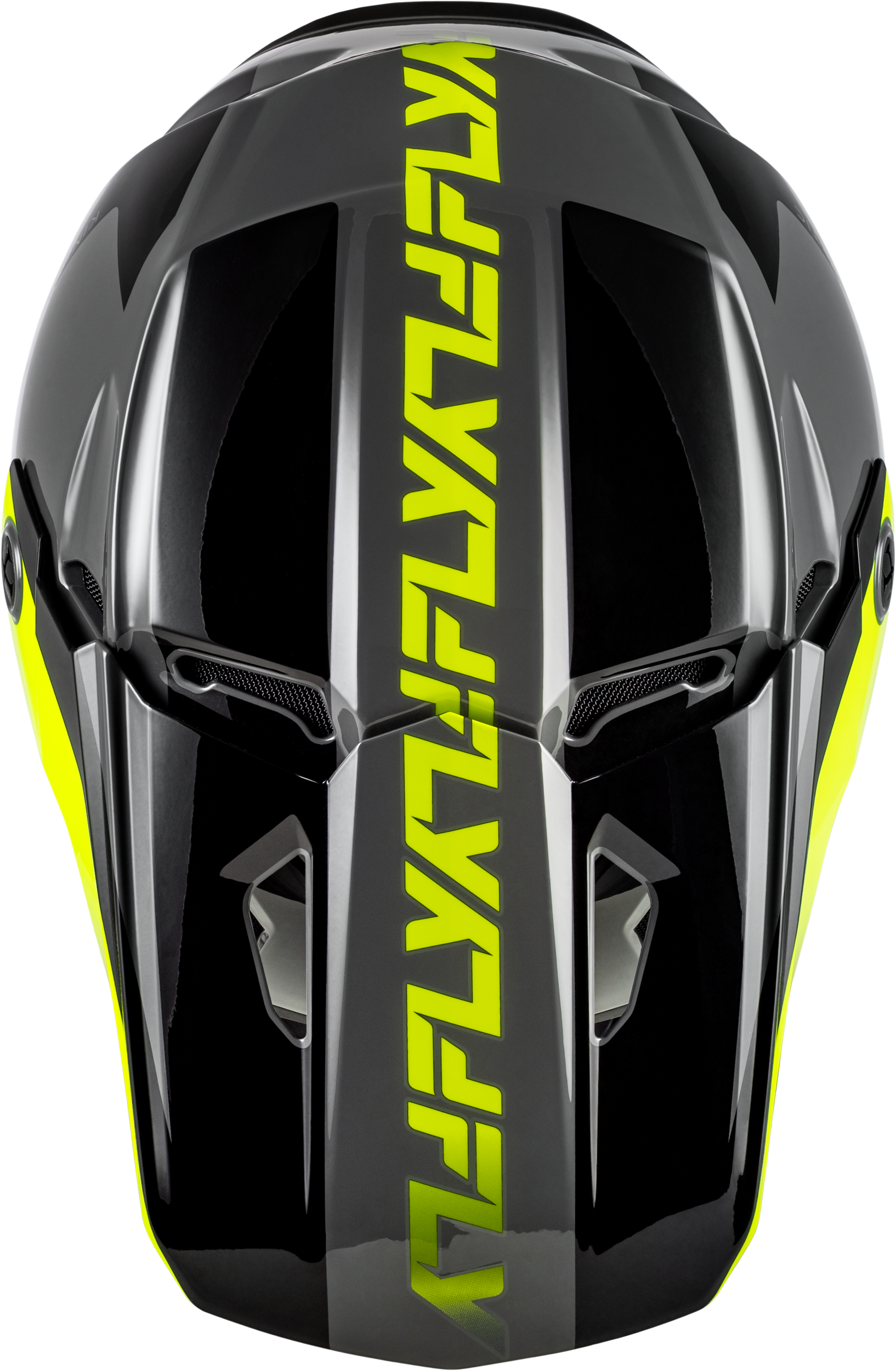 Kinetic Crest Helmet Grey/Black/Hi Vis Md
